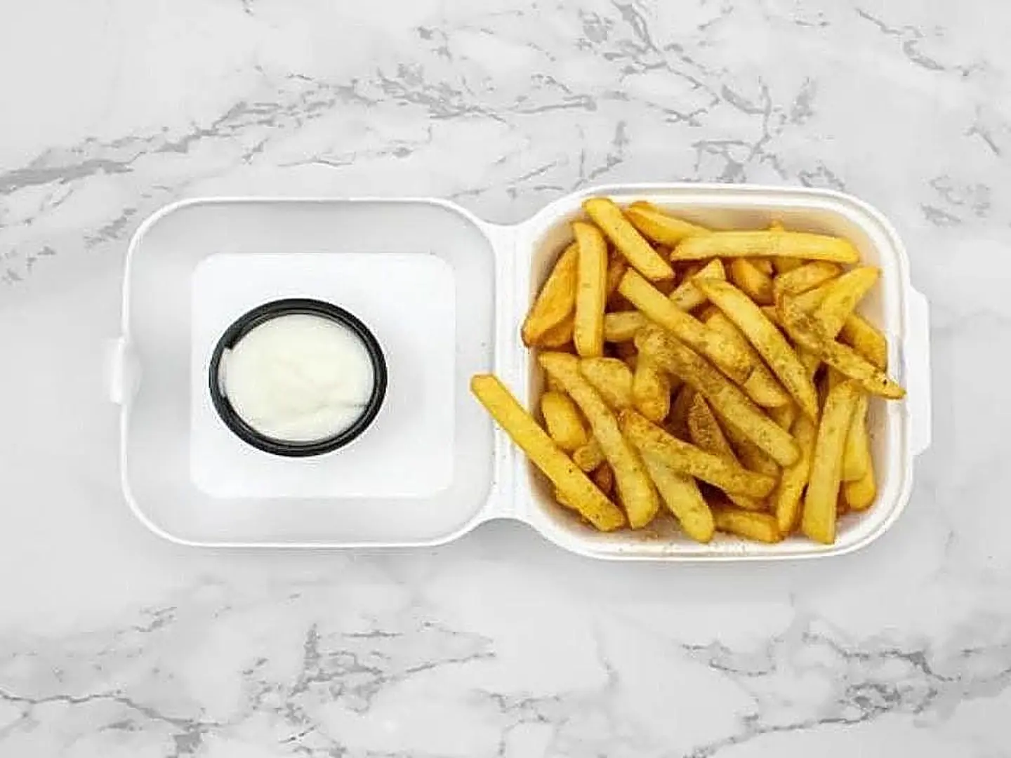 صحن بطاطس صغير بدون جبنه