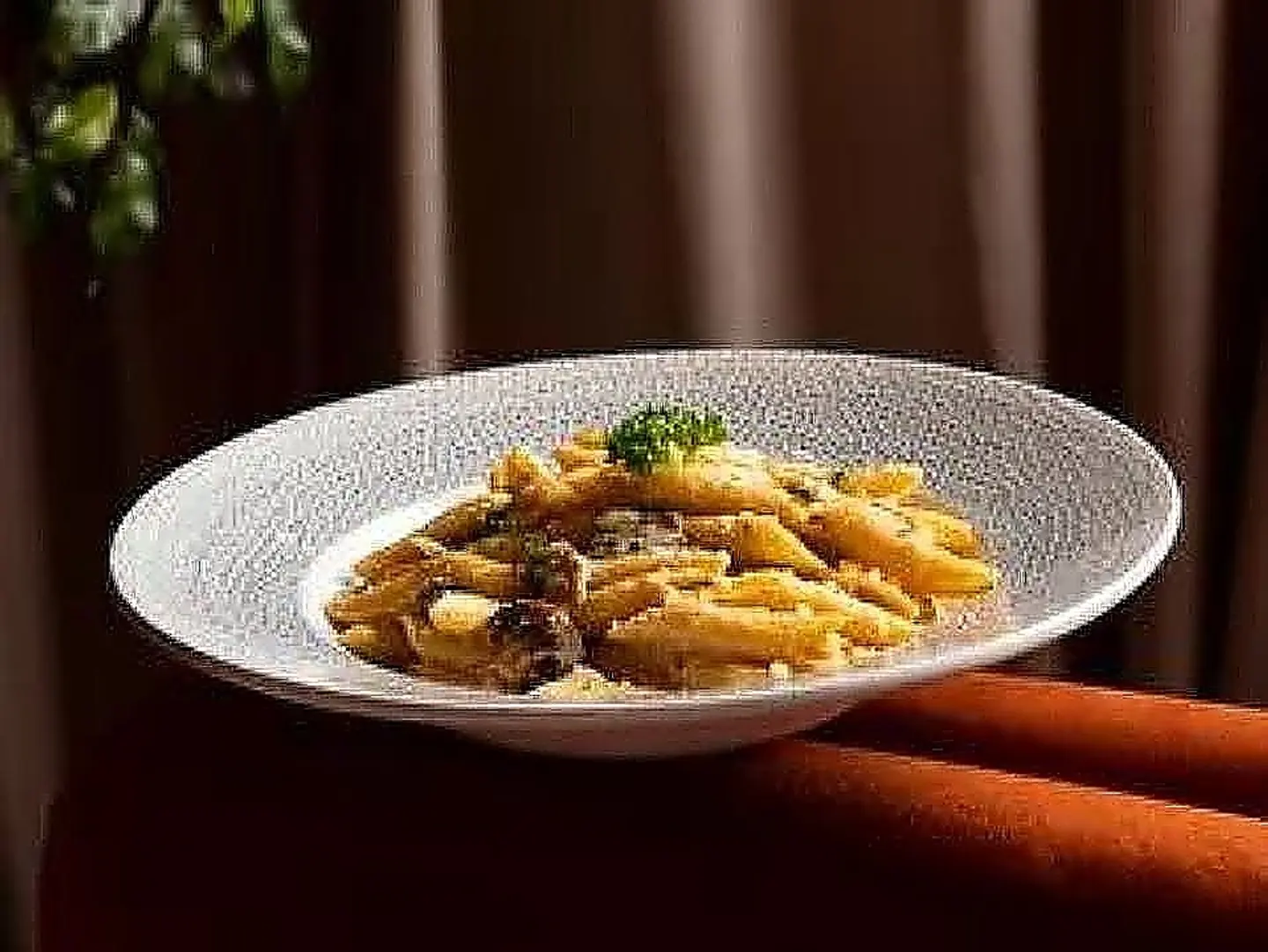 Penney Alfredo With Grill Chicken And Mushroom