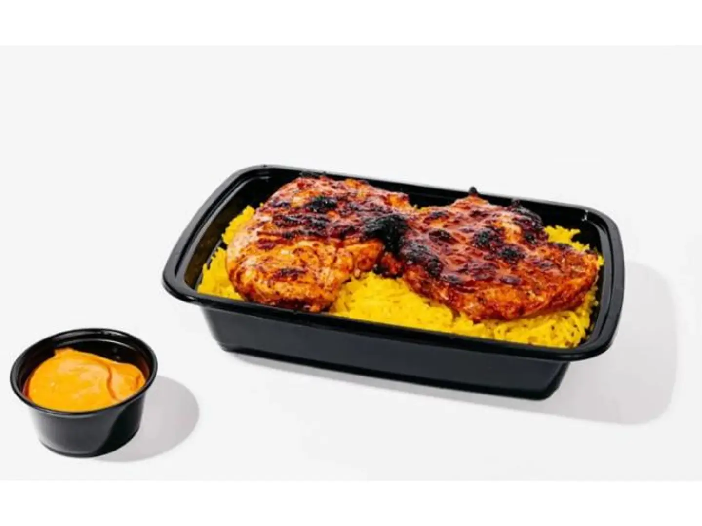 Half Boneless Chicken With Rice