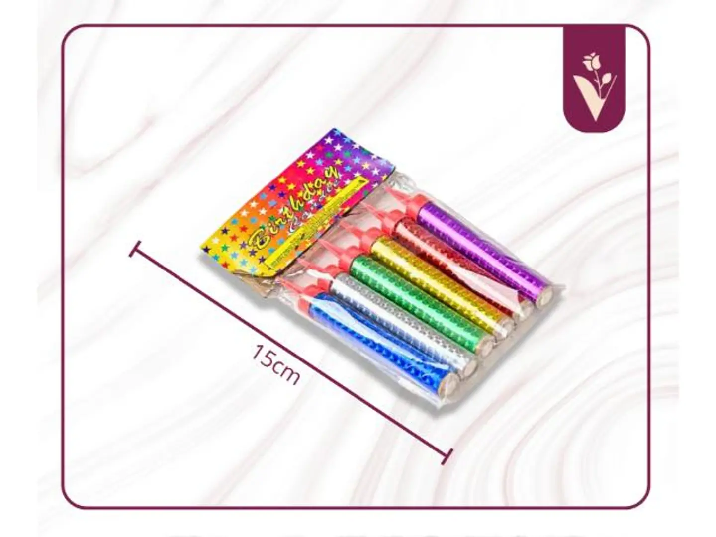 شموع شرار الكيك 6 قطع صغير