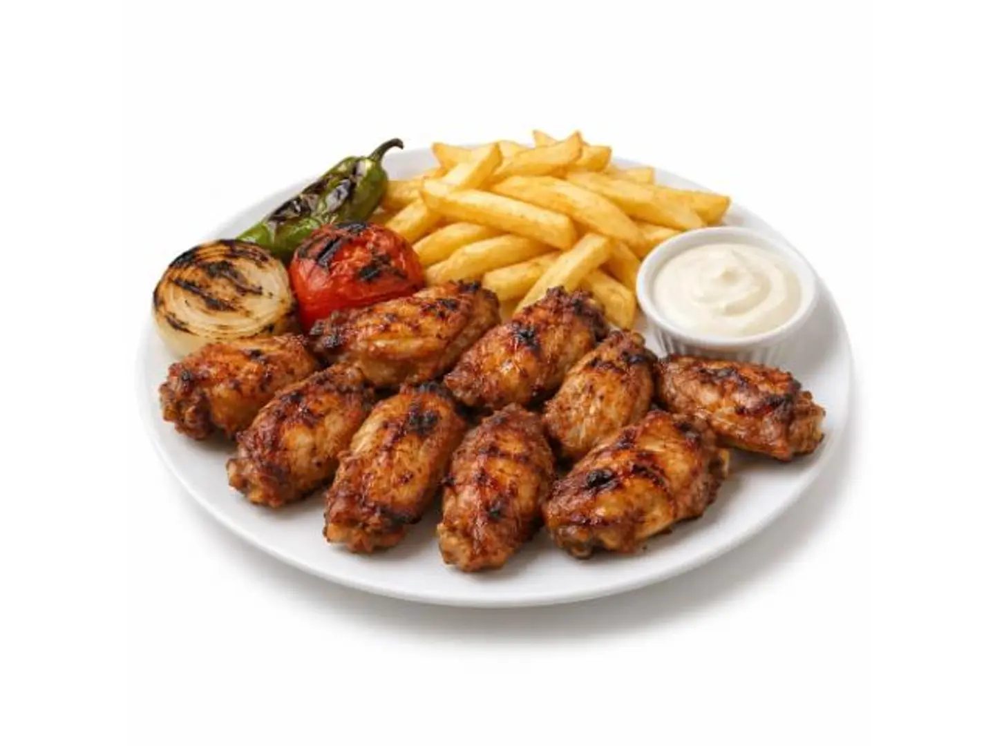 10 Grilled Wings