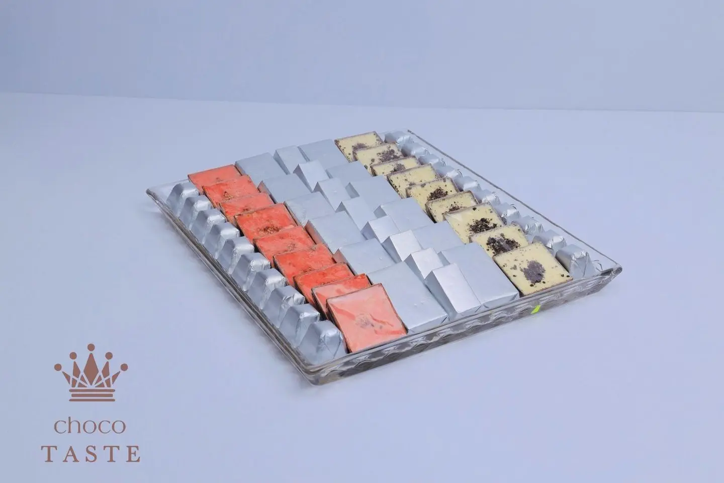 صحن زجاج مربع