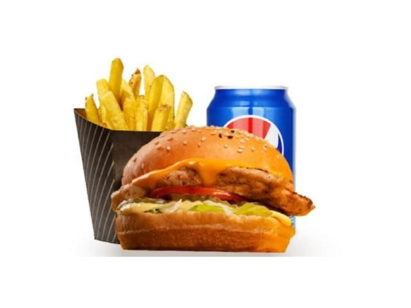 وجبة همبرجر دجاج