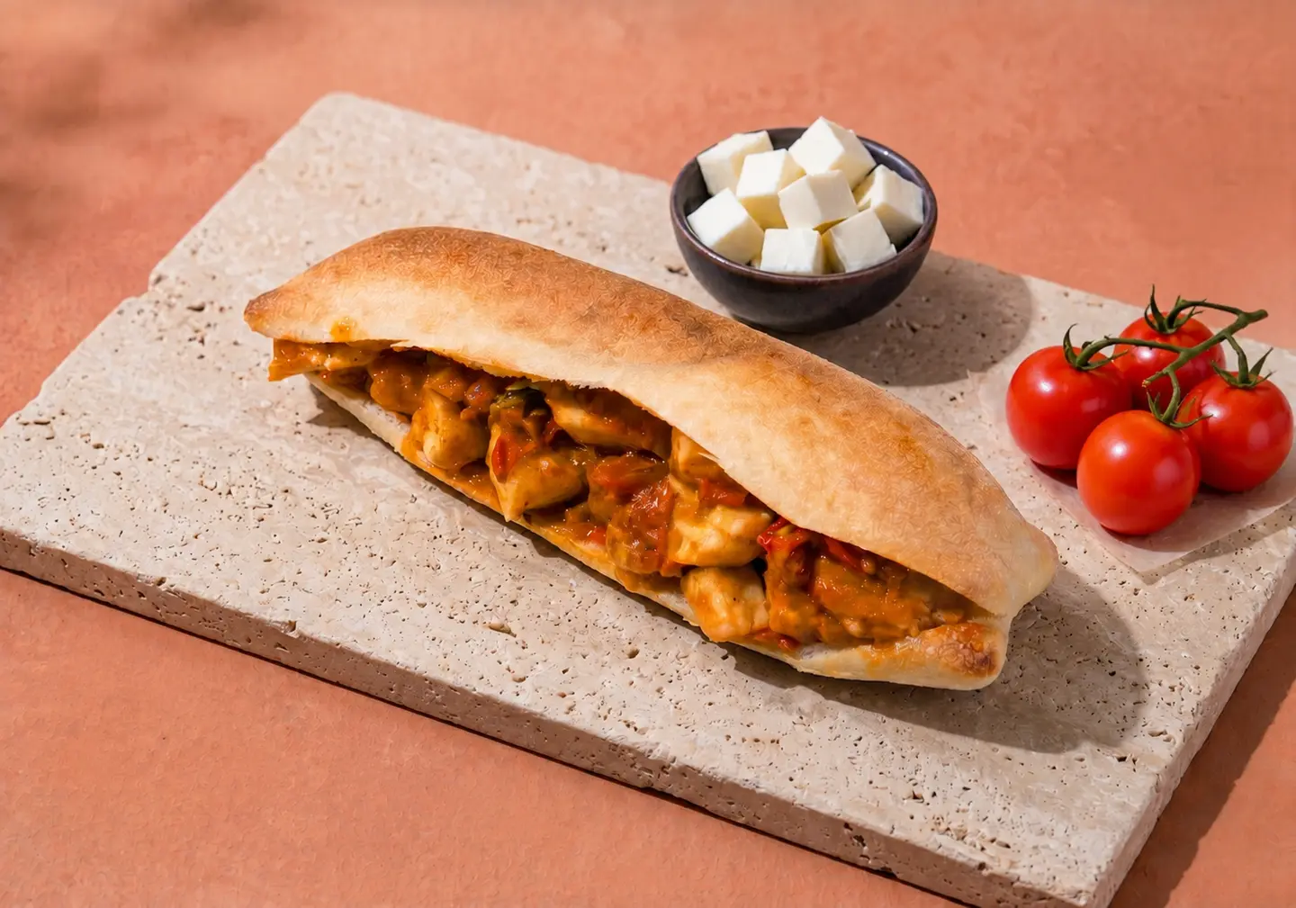 Hamsa Halloumi Sandwich
