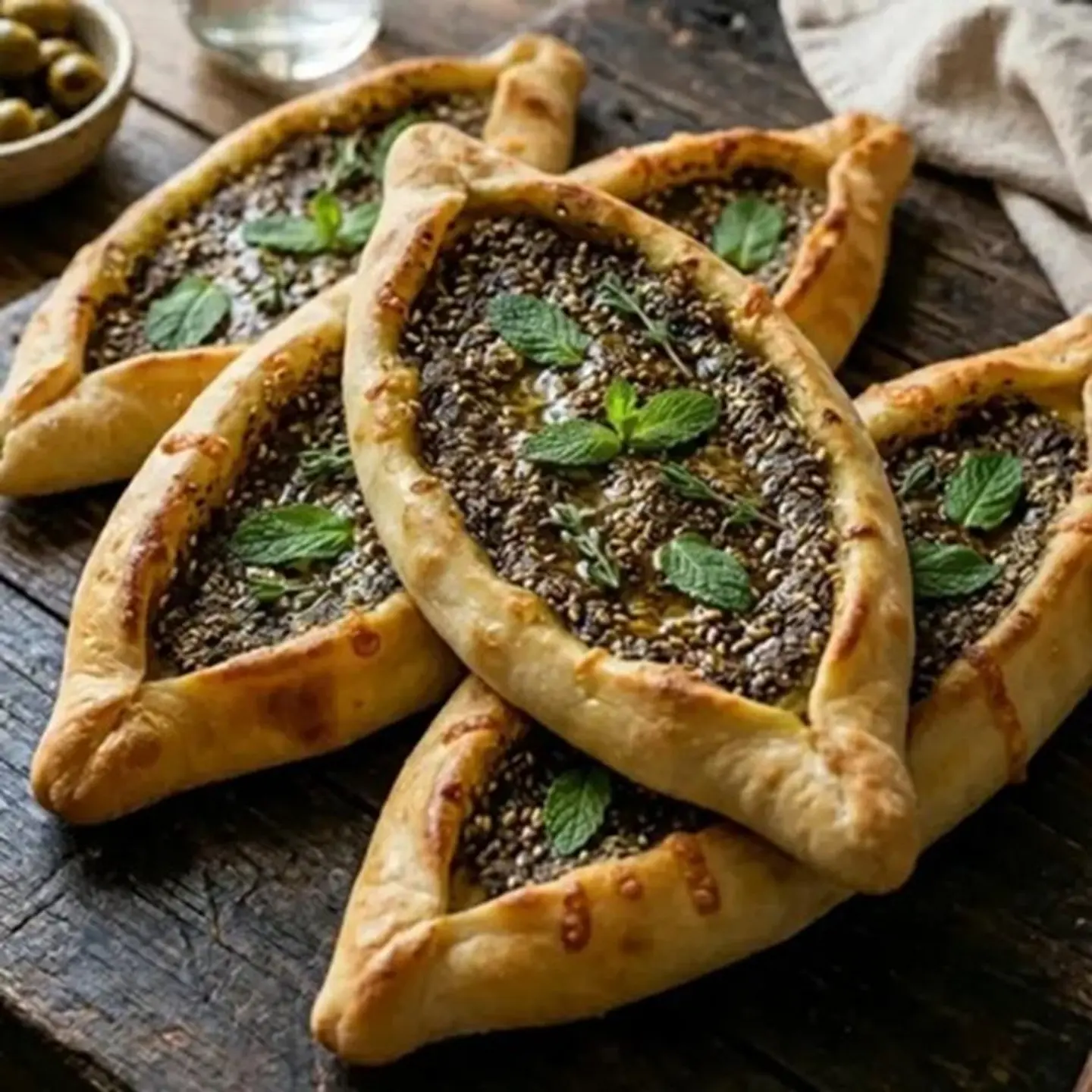 Thyme & Cheese Manqusha