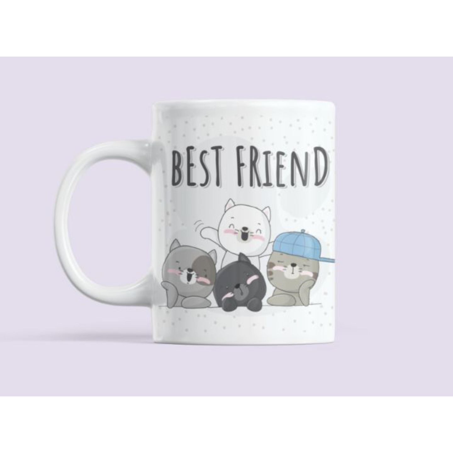 Best Friends Cartoon Mug