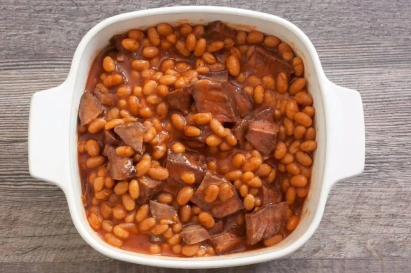 Beans With Meat