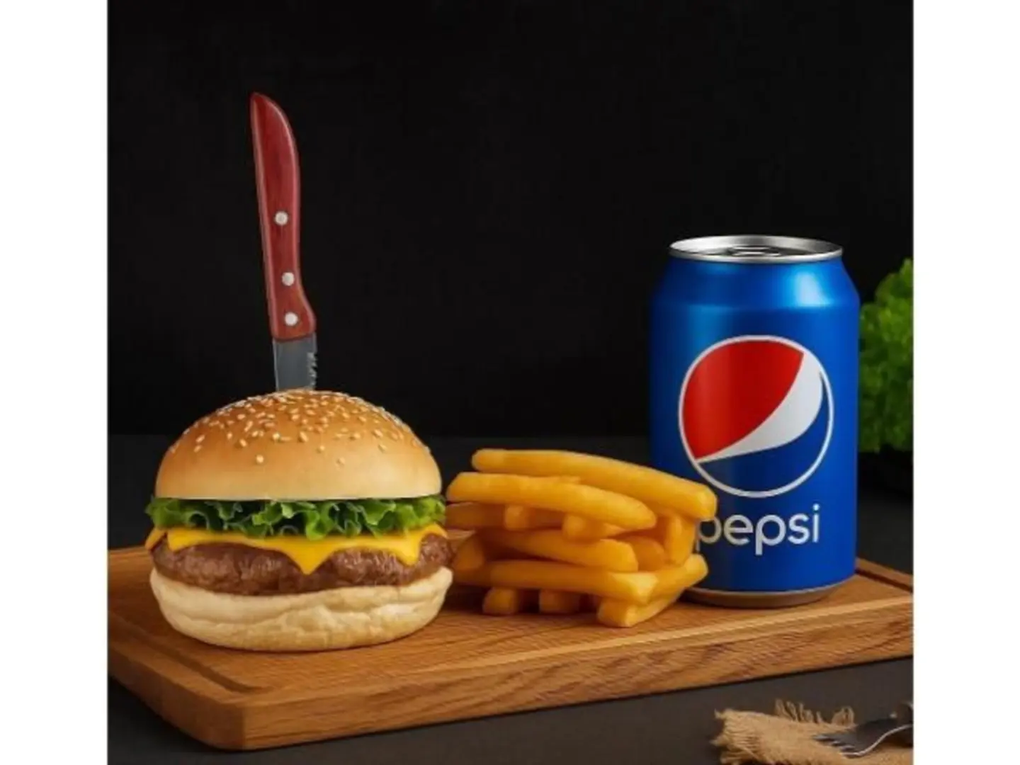 Beef Burger Combo