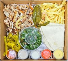 صحن شاورما بتبولة