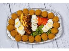 صحن فلافل مشكل كبير
