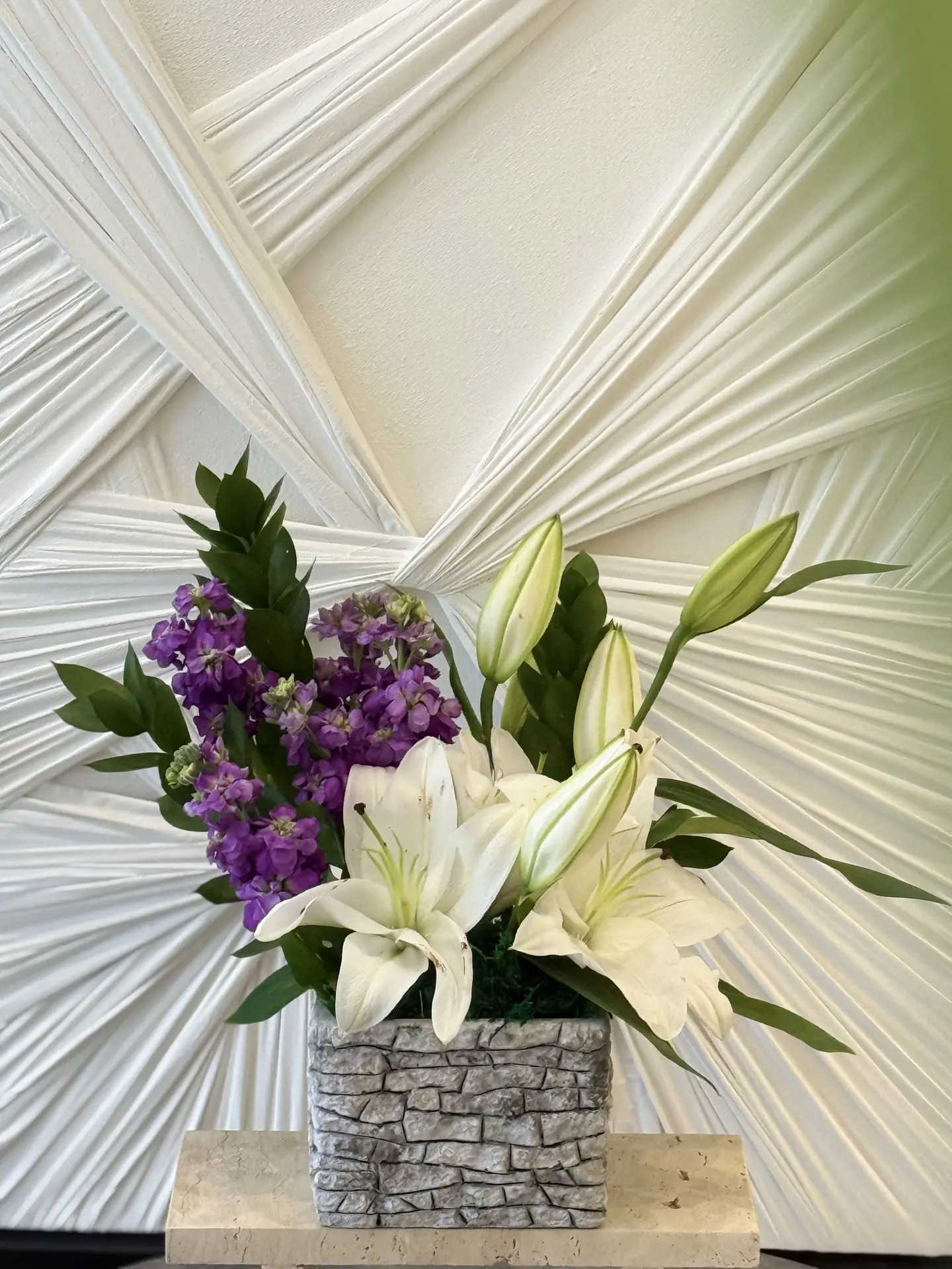 فازة ورد 5 طبيعي