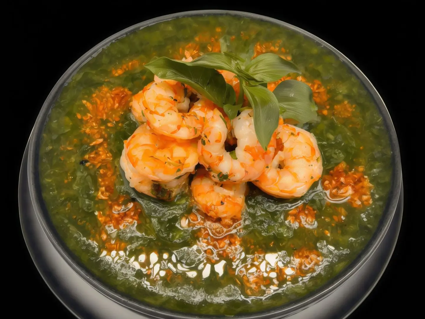 Molokhia With Shrimp