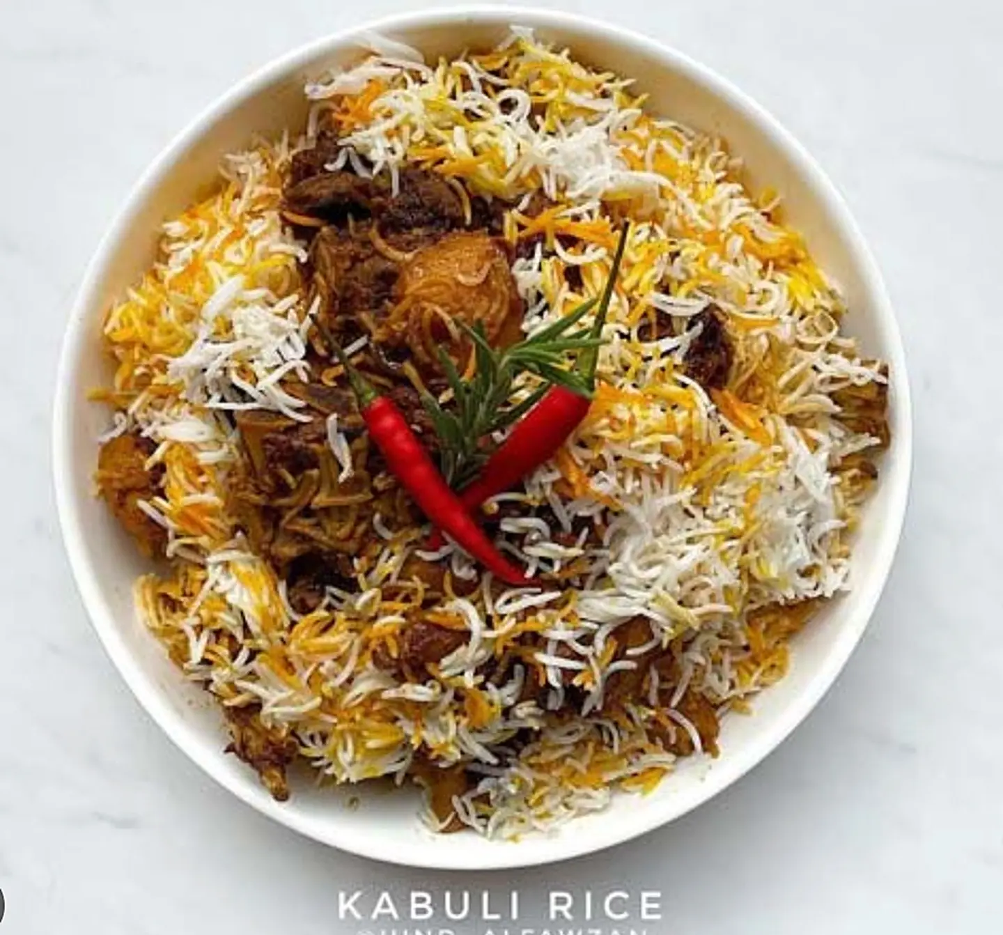 Kabuli Kabsa With Lamb