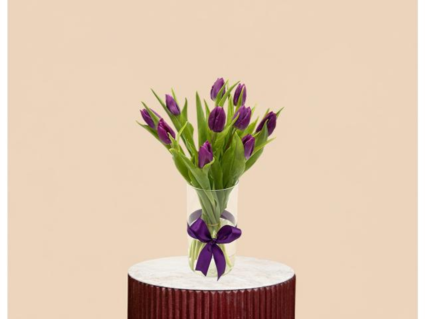 Purple Tulip Vase