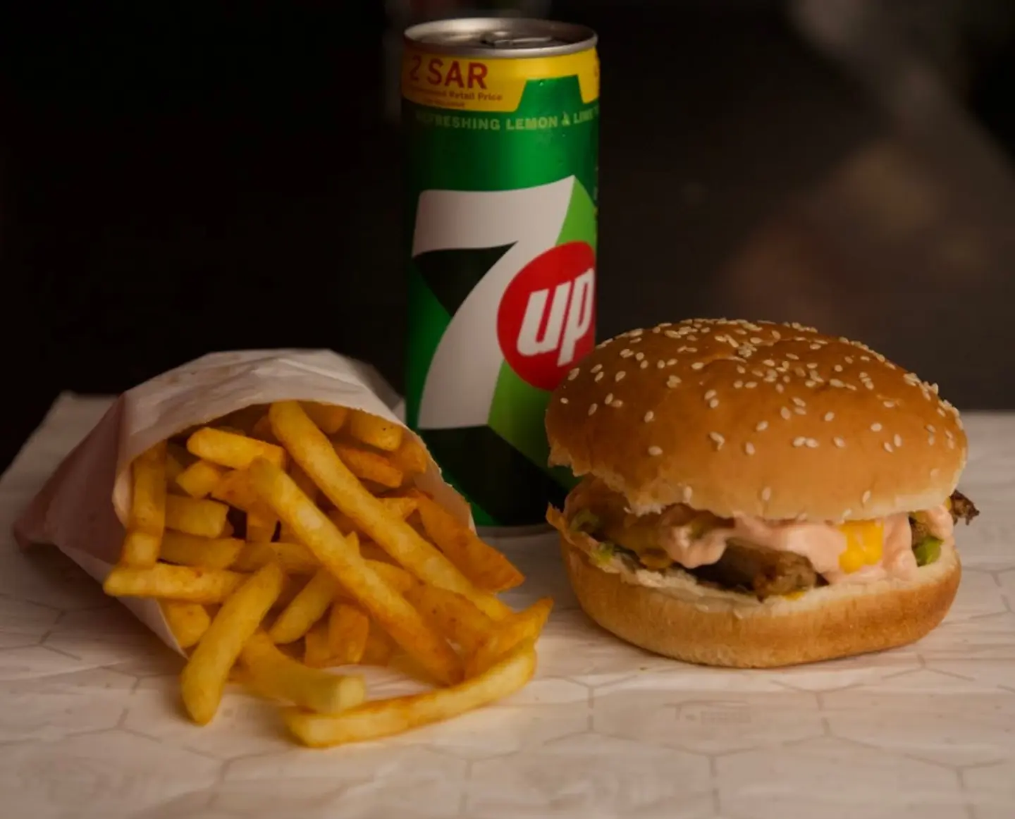 Grilled Chicken Burger Meal