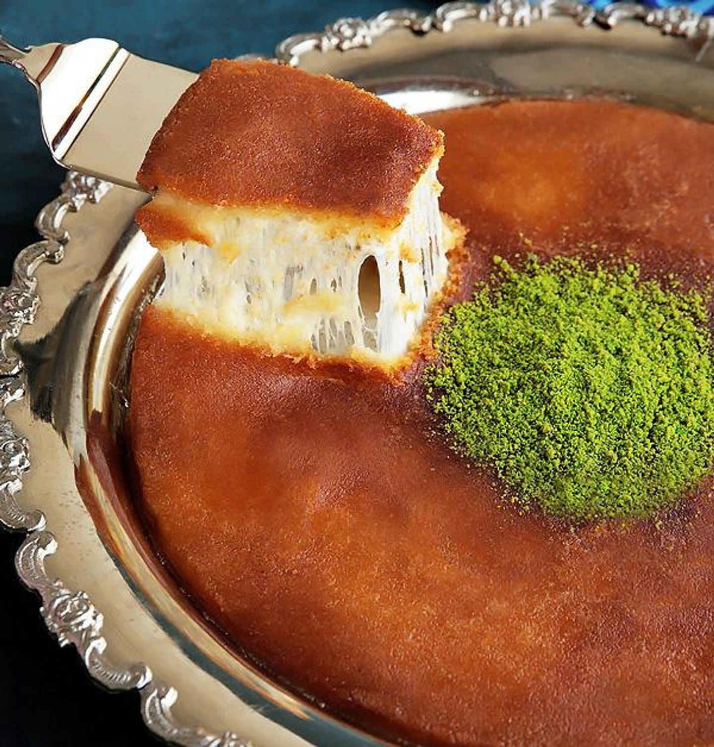 كنافة نابلسية ناعمة بالجبنة