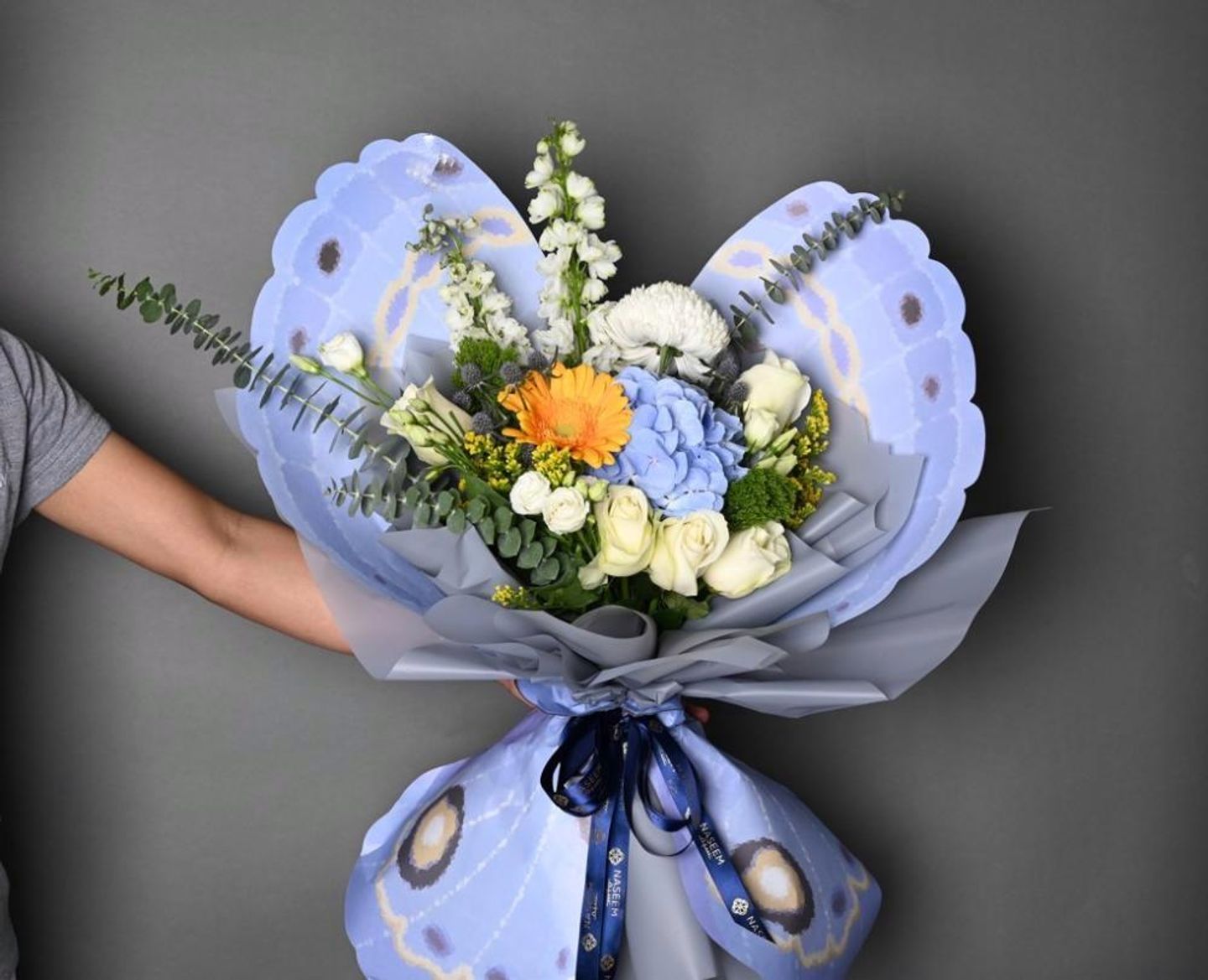 Blue Butterfly Bouquet