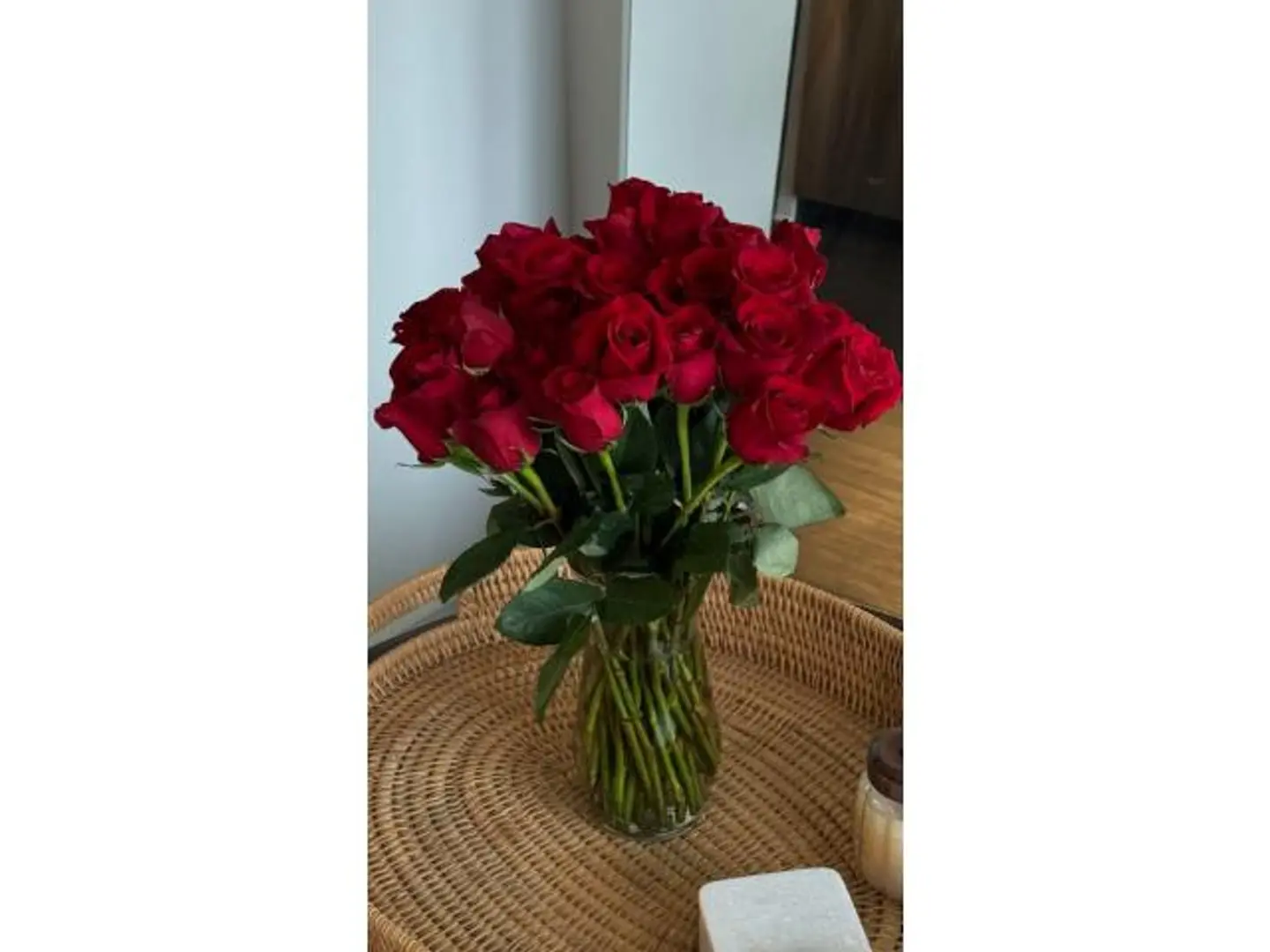 Red Rose Vase