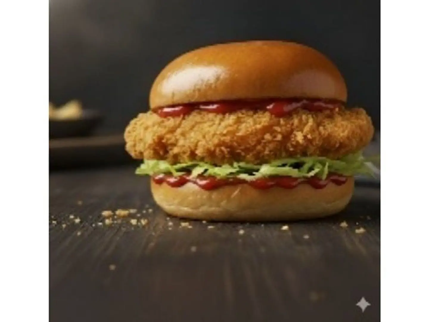 Maple Sriracha Chicken Burger Sandwich