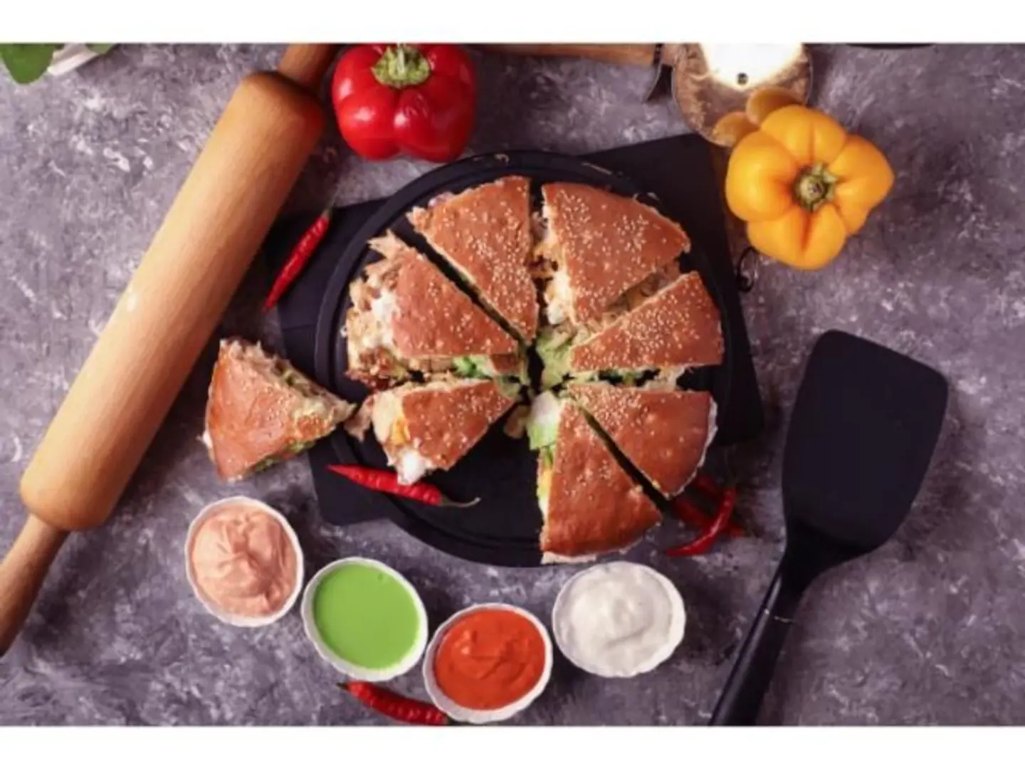 Shawarma With Fattoot Bashka With Cheese