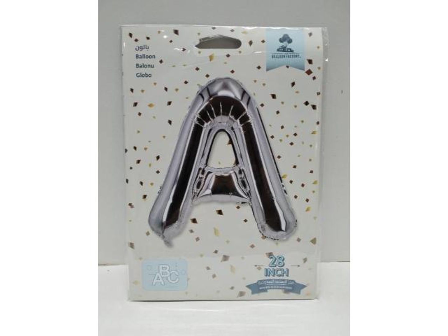 Silver Balloon Letter A