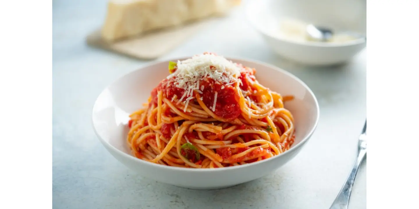 علبة مكرونة بالصلصة