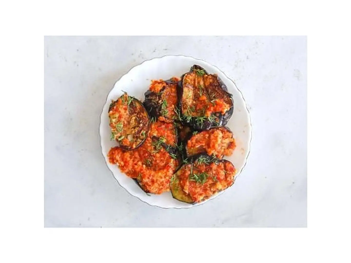 صحن طماطم مخللة