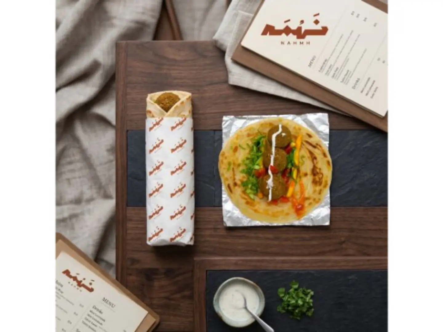 Falafel Paratha