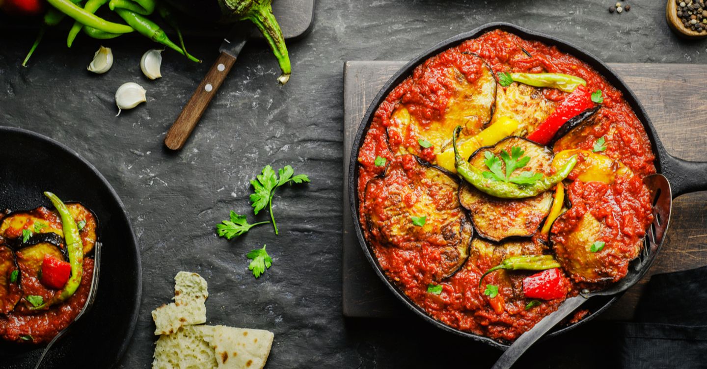 Mousagah Tagine With Minced Meat