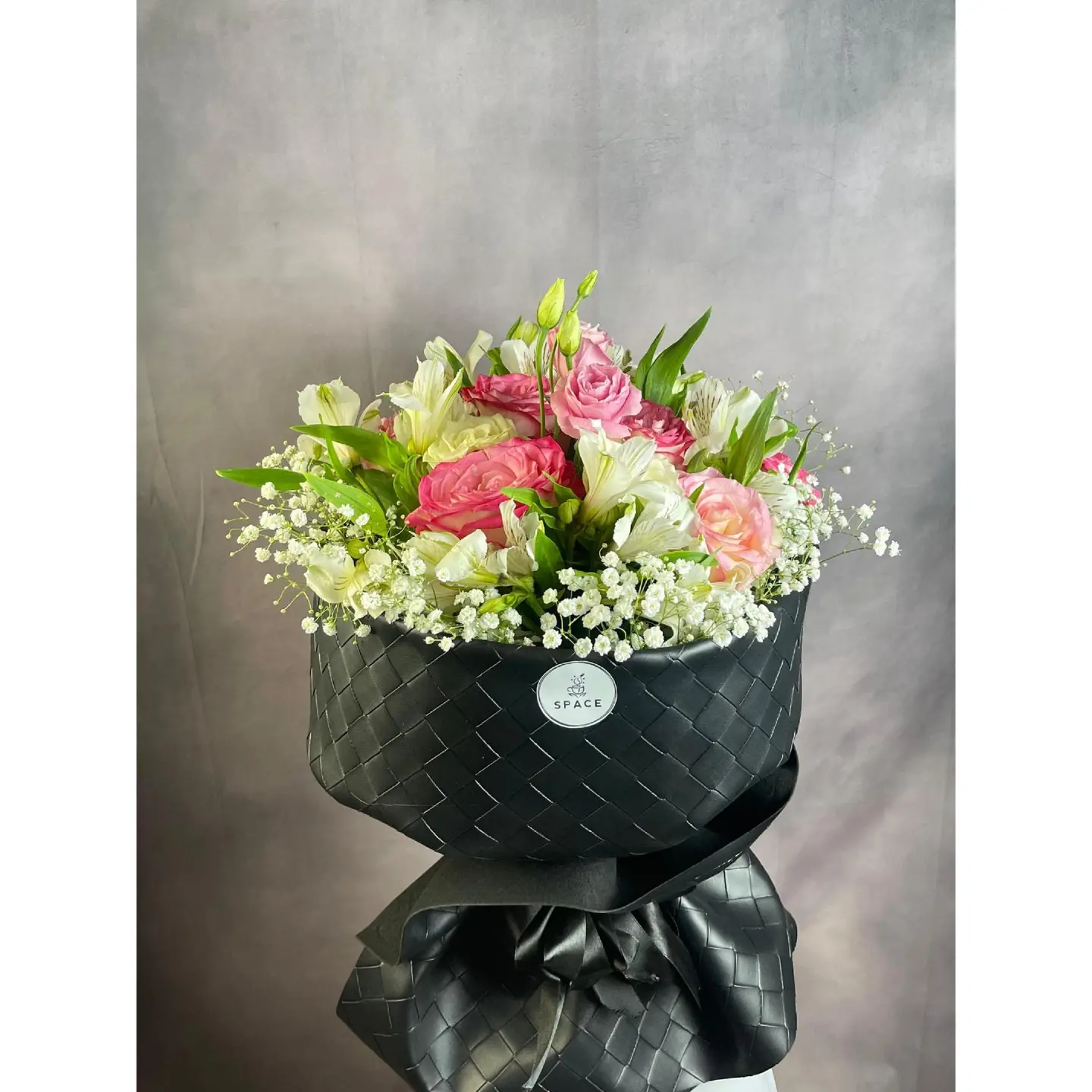 بوكيه جلد أسود