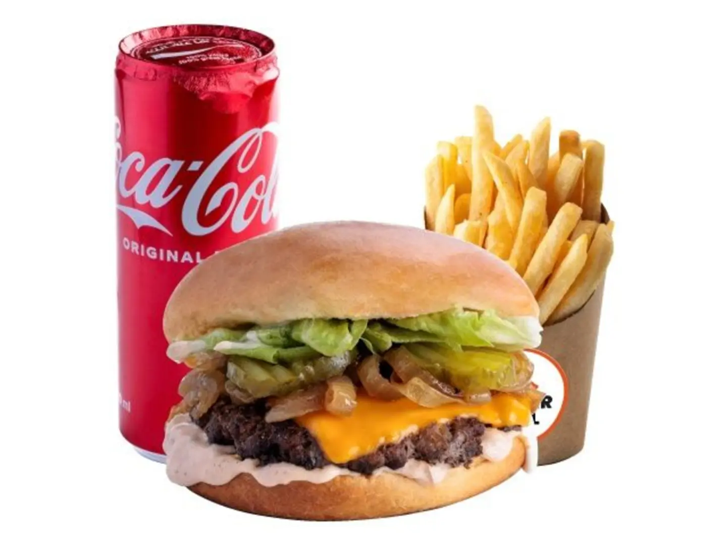 Caramlized Burger Combo