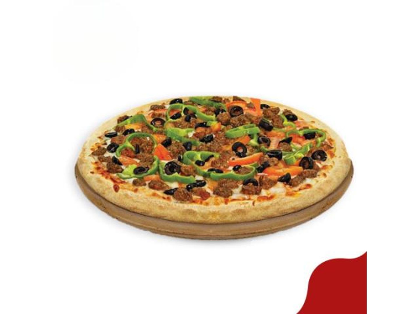 Pizza Pieces Of Meat