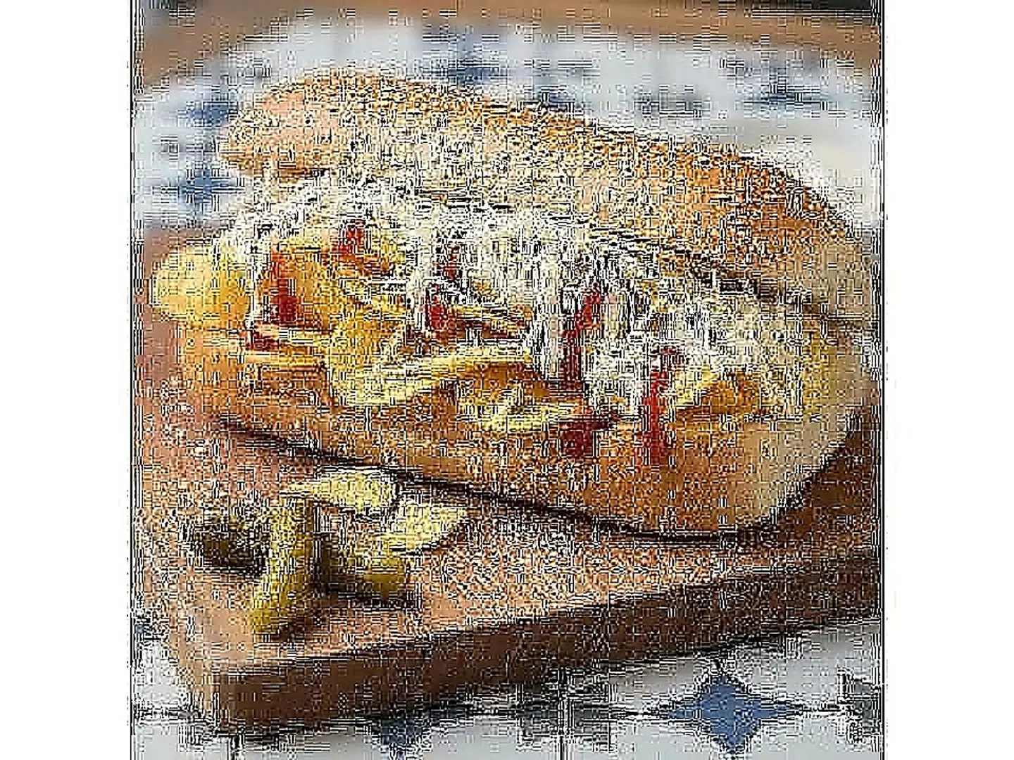 Potato Chips With Rumi Cheese Sandwich