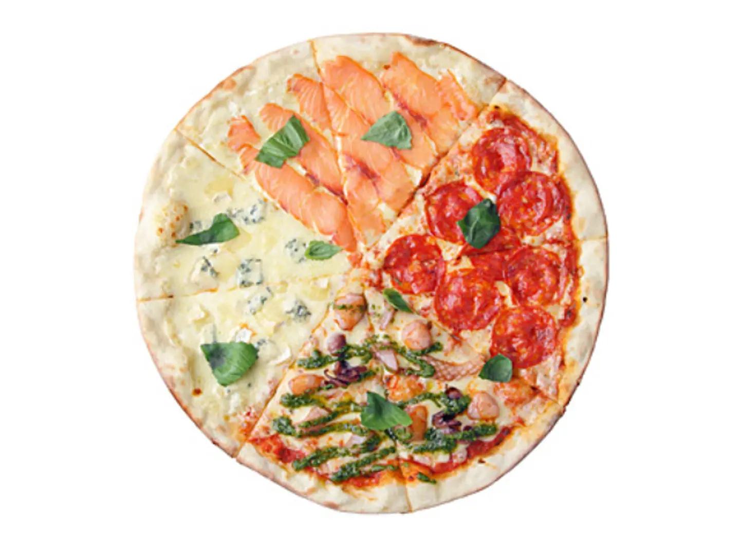 بيتزا الفصول الاربعة - وسط