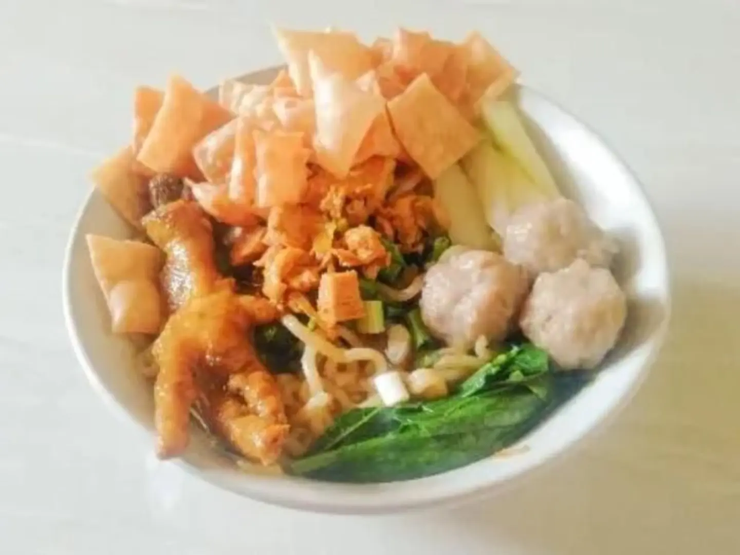 Mie Ayam Ceker Bakso