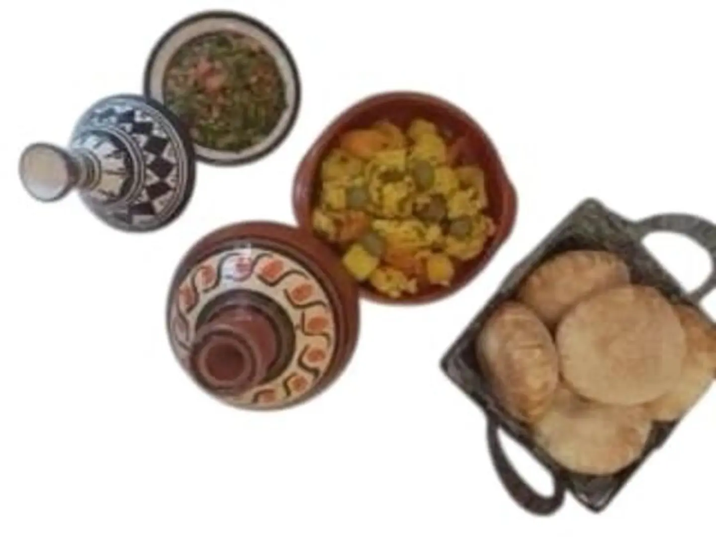 دجاج بالخضار