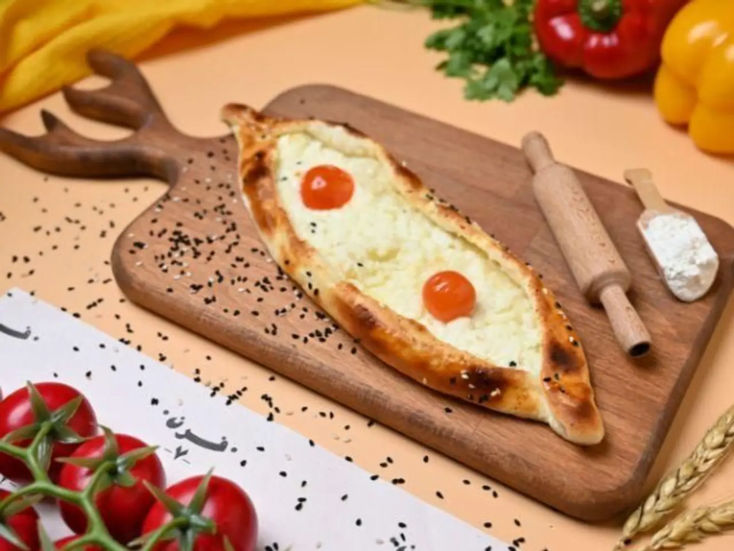 فطيره حلوم بالطماطم