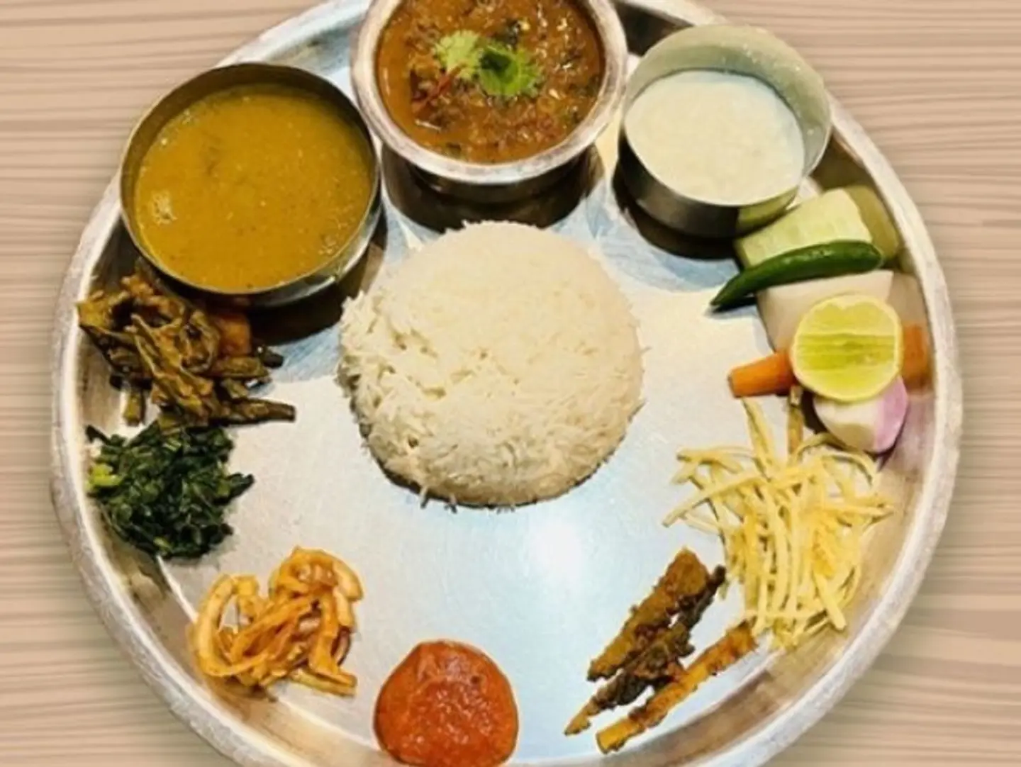 Nepali Chicken Khana Set