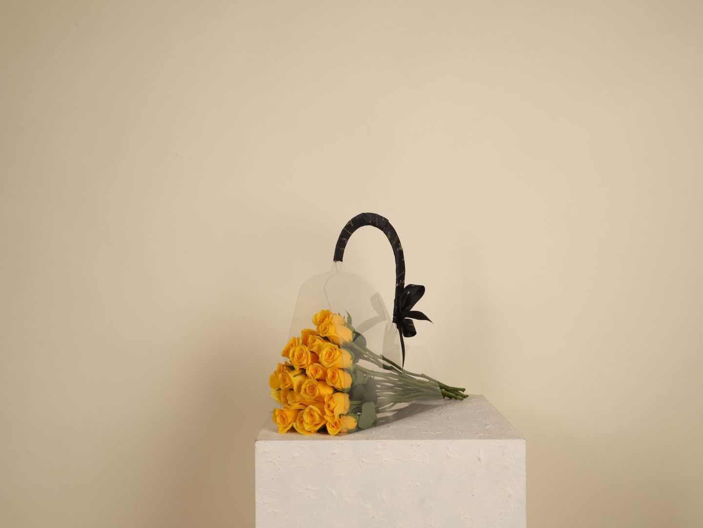 Yellow Rose Flower Bag