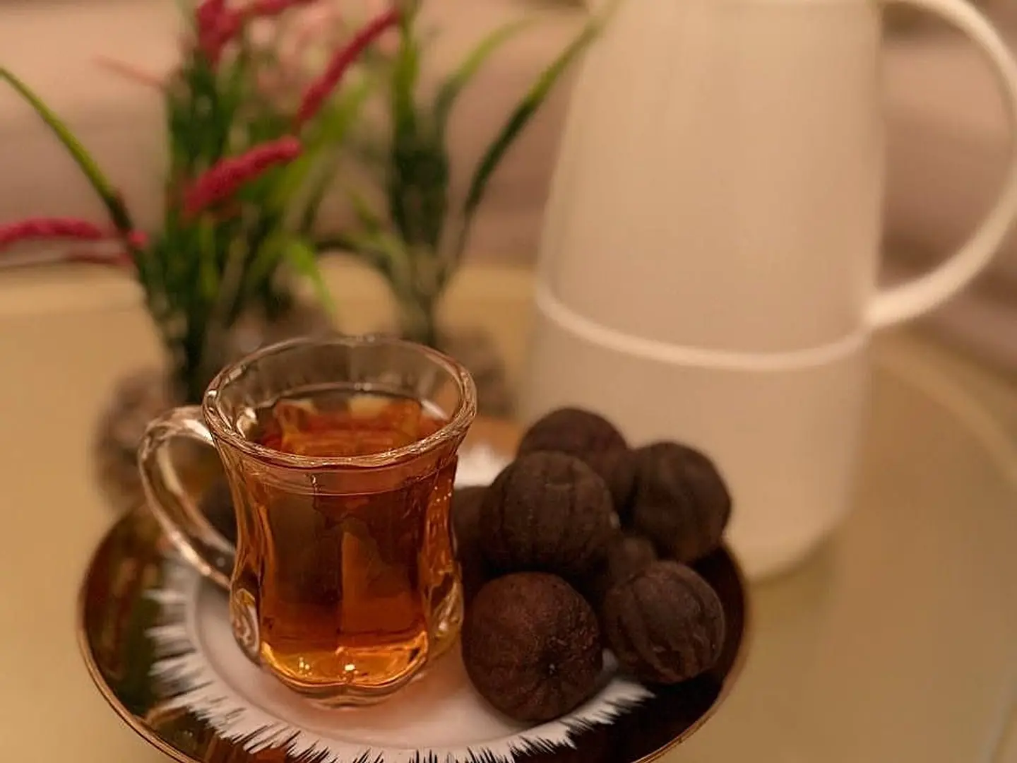 شاي ليمون اسود