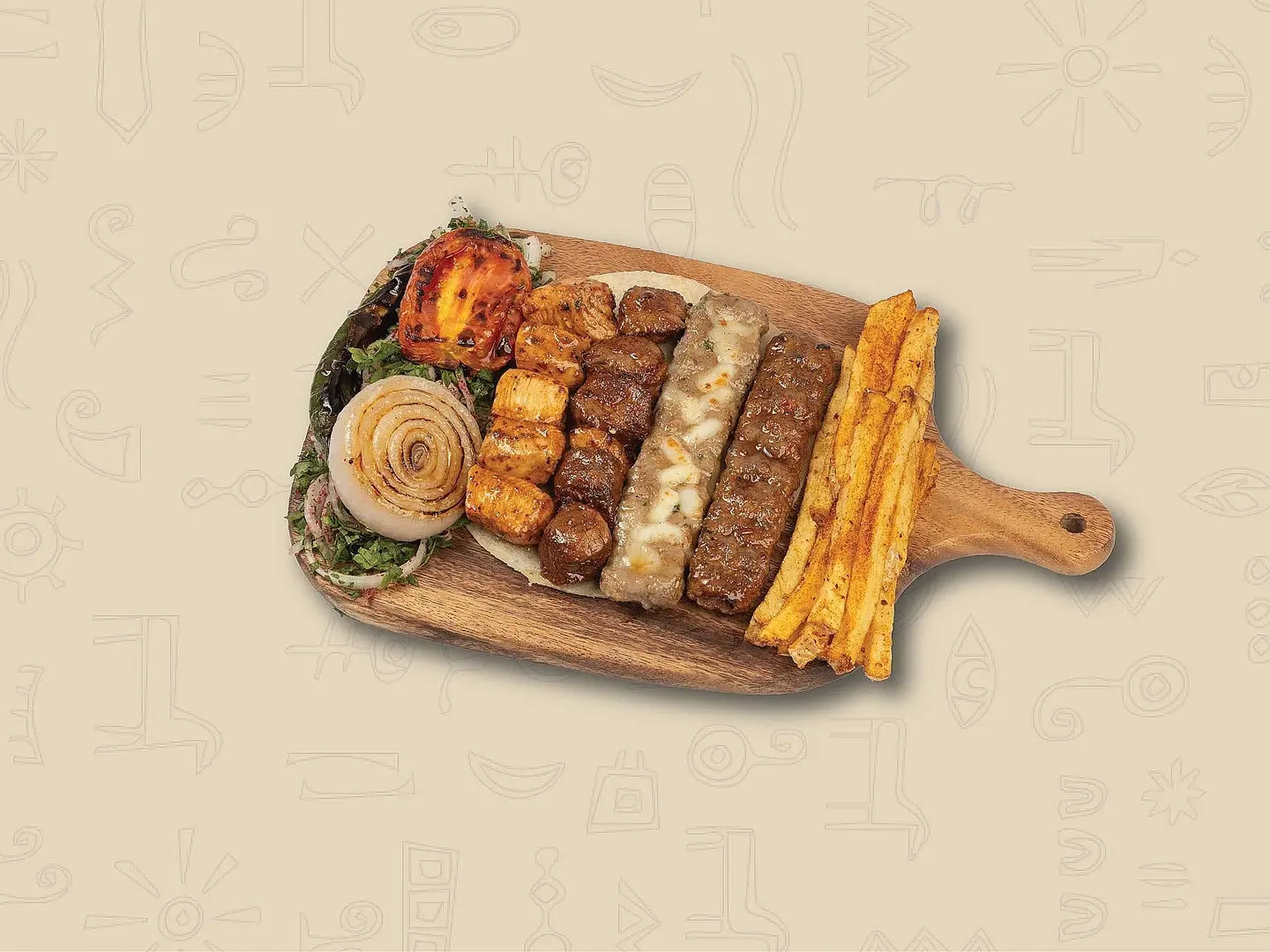 مشكل عدنا مع بطاطس مقلية