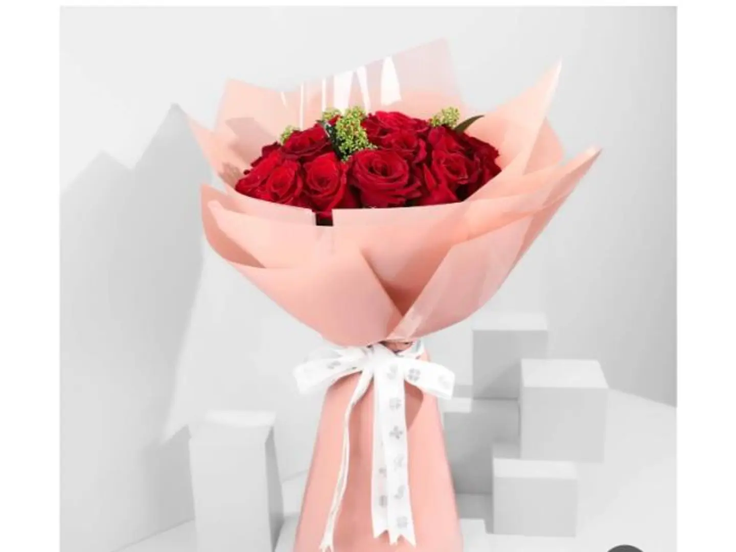 Red Rose Pink Bouquet