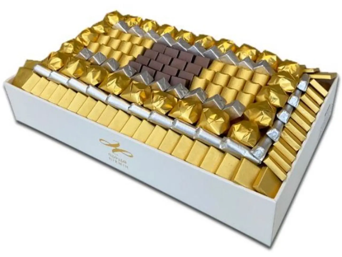 Luxury Chocolate Tray White  Big 10