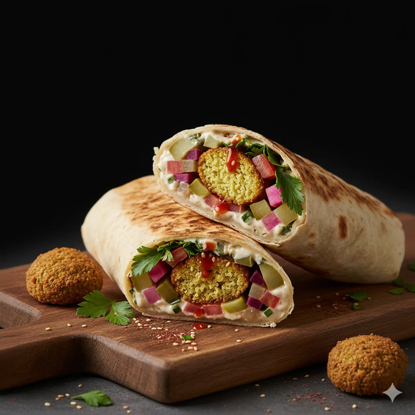 فلافل خبز صاج - صغير