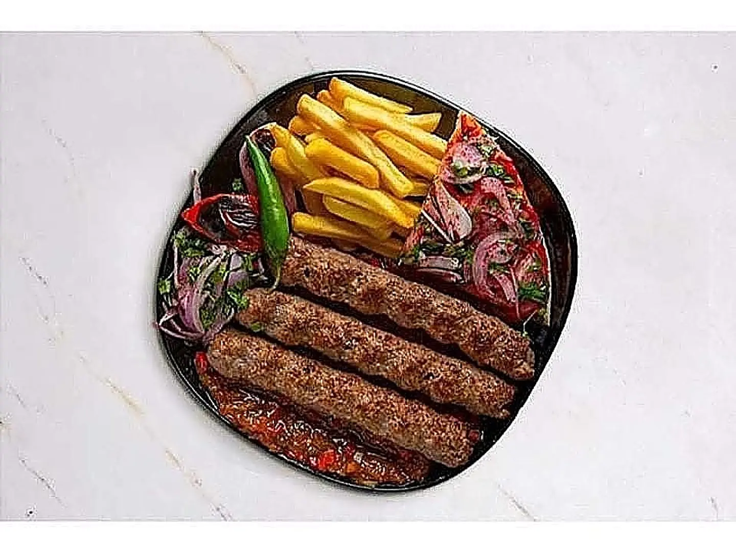 کباب لحم 5 اسياخ