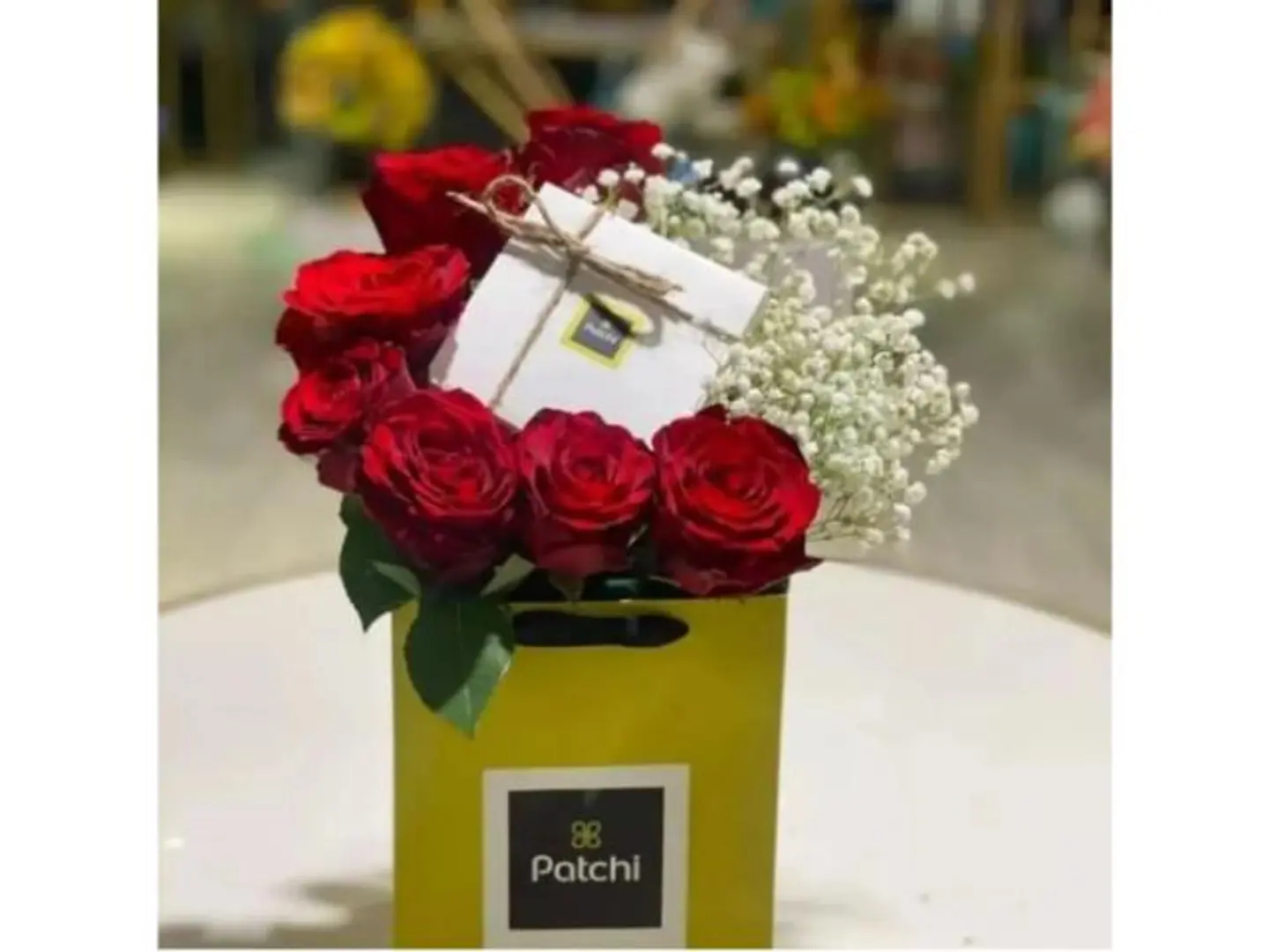 Patchi Chocolate With Red Roses