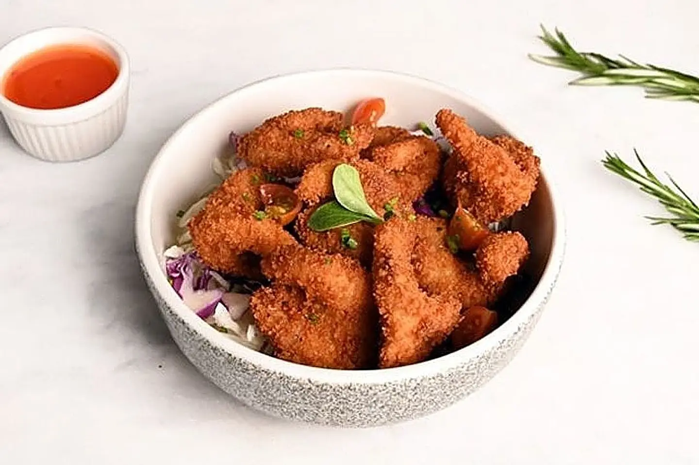 Marinated Fried Shrimps