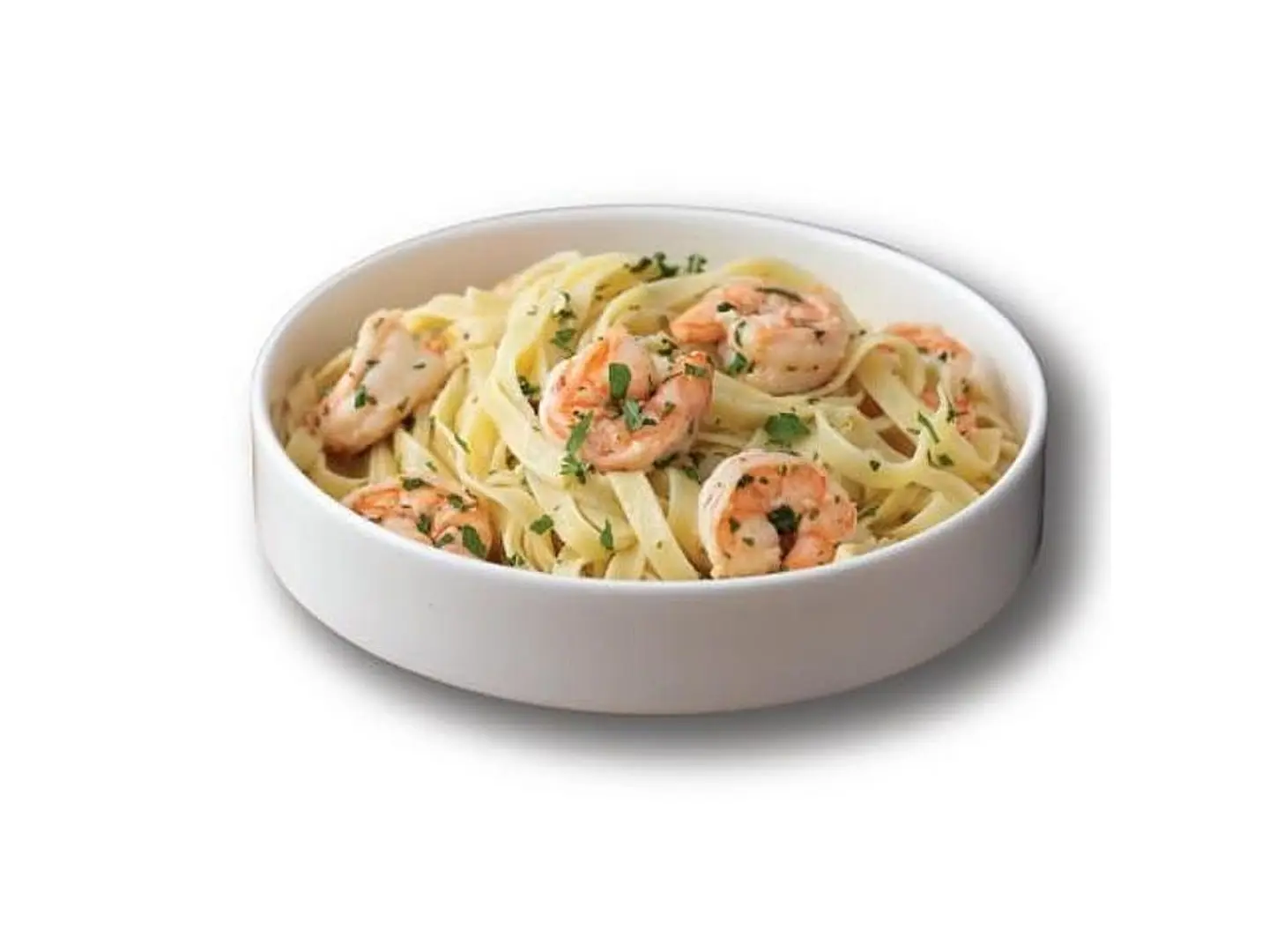Fettuccine Alfredo With Shrimp