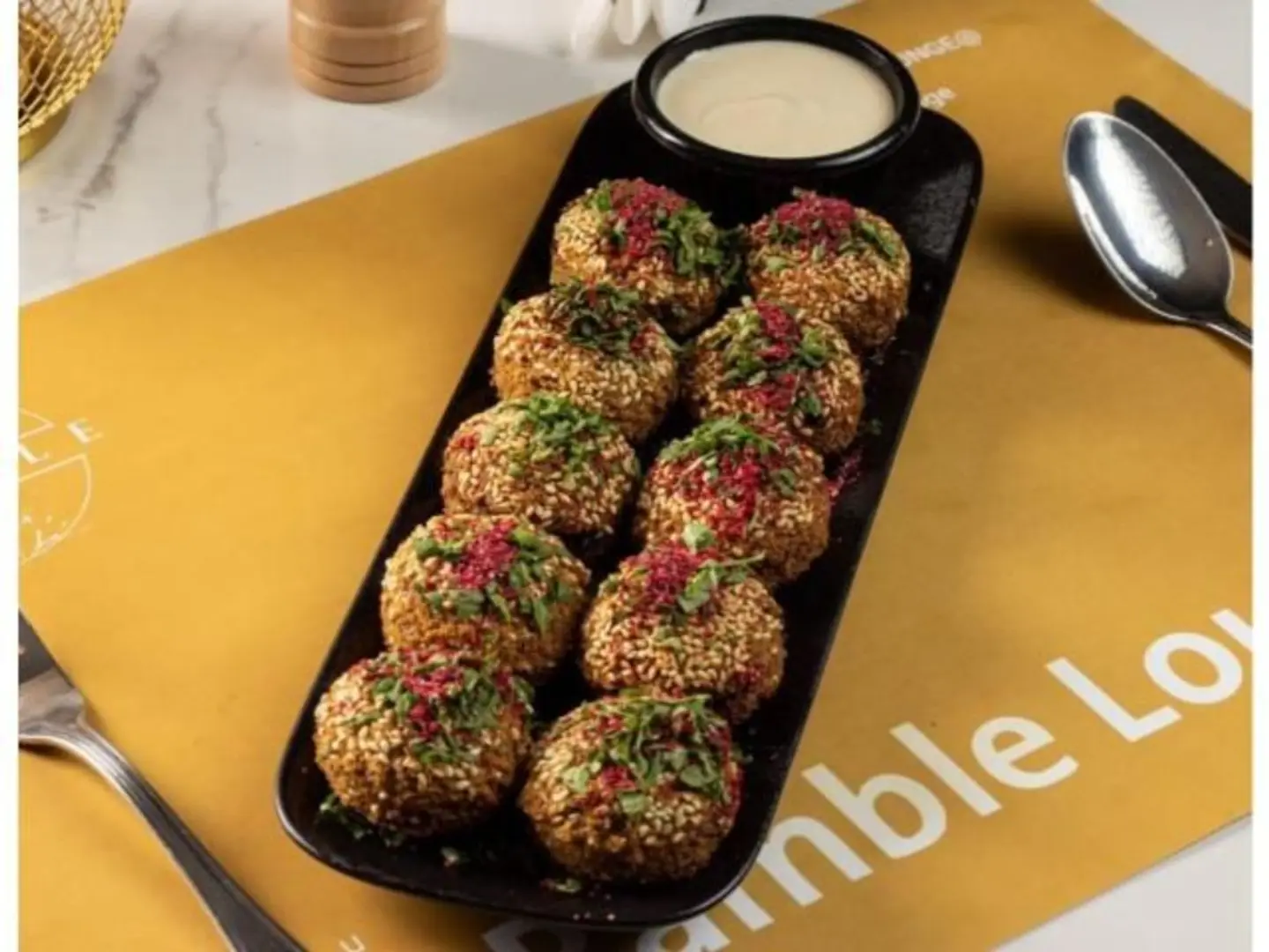 طبق فلافل محشية