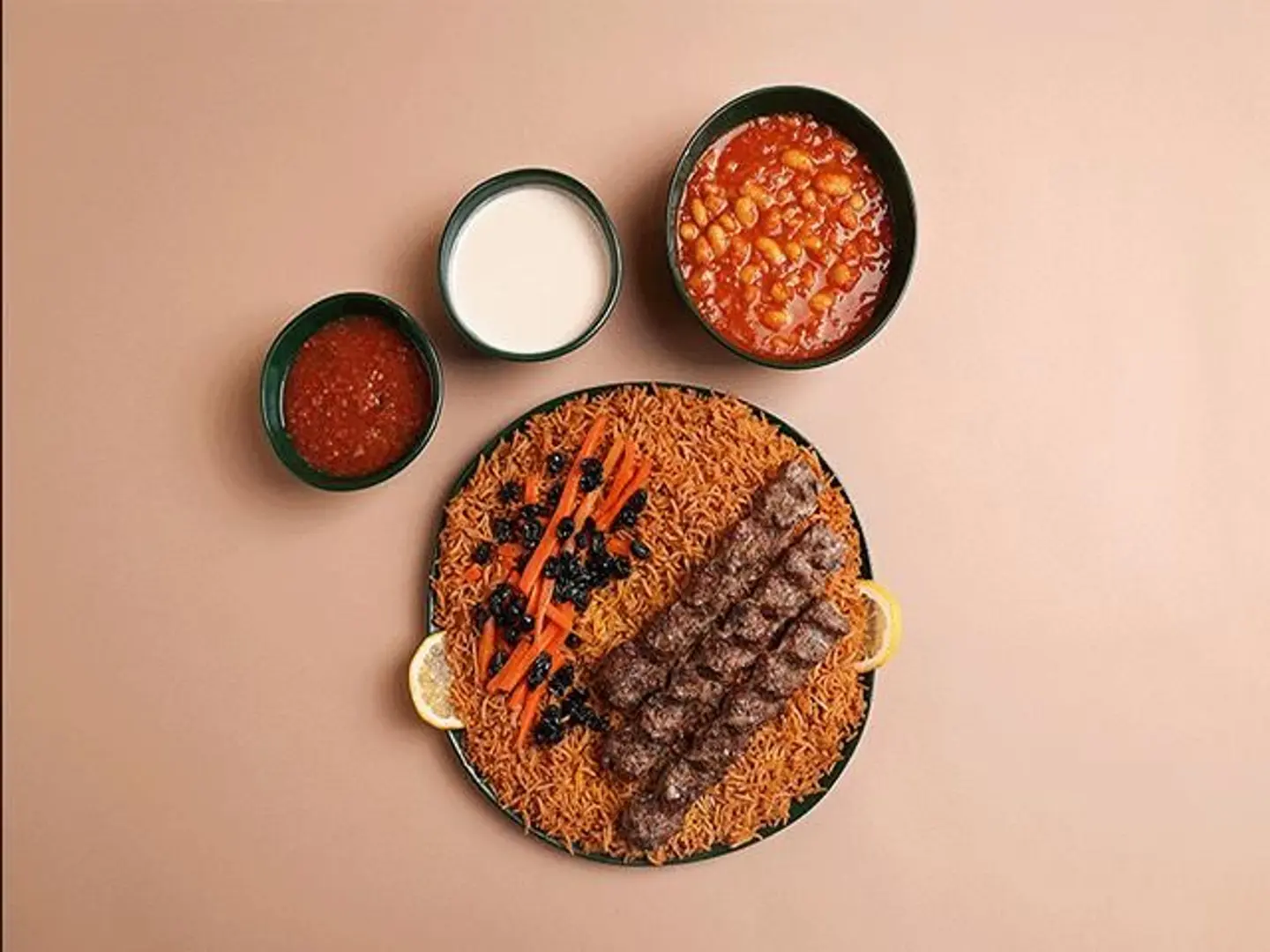 Kebab Meal With Rice